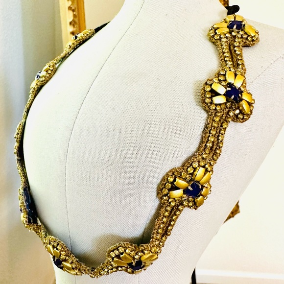 Vintage DEEPA GURNANI Bejeweled Headband - Picture 5 of 17